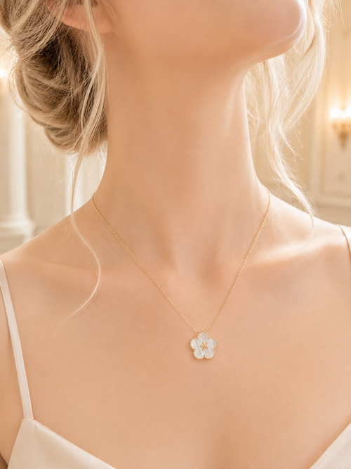 COREA Bloom Necklace – Rose Gold Plated
