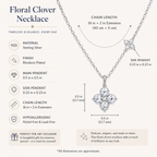 ETERNAL Floral Clover Necklace 0.5 or 1CT