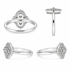 [PRE-ORDER] JULIETTE -Four-leaf Clover Mossanite 925 Sterling Silver