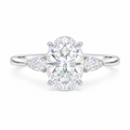 [PRE-ORDER] Forgetmenot -3.1 CT Oval Cut Moissanite Engagement Ring