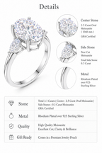 [PRE-ORDER] Forgetmenot -3.1 CT Oval Cut Moissanite Engagement Ring