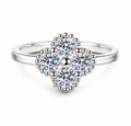 [PRE-ORDER] JULIETTE -Four-leaf Clover Mossanite 925 Sterling Silver