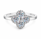 [PRE-ORDER] JULIETTE -Four-leaf Clover Mossanite 925 Sterling Silver