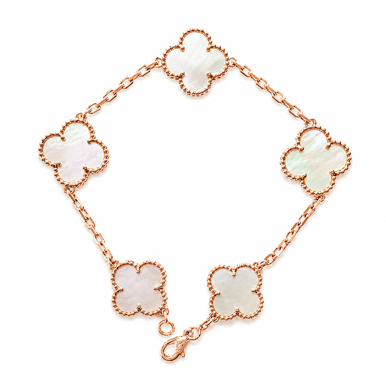 CELESTE Heritage Bloom Bracelet 14K Rose Gold Plated