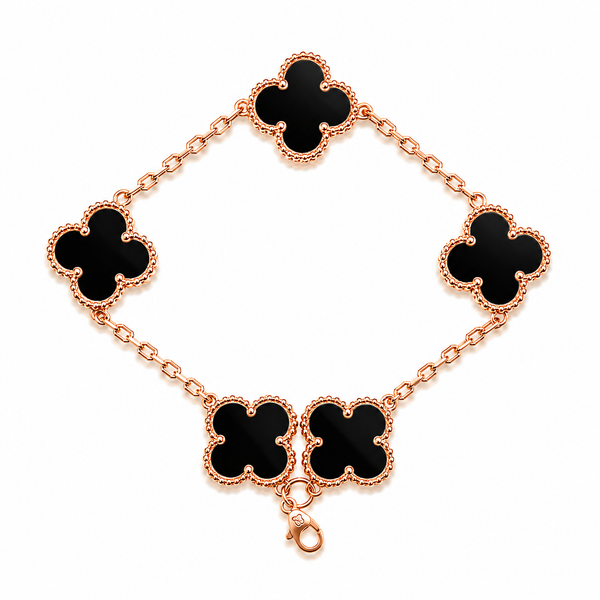 Celeste Heritage Bloom Bracelet 14K Rose Gold Plated