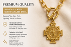 DANIEL Saint Benedict Toggle Necklace 18K Plated
