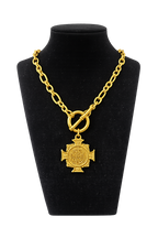 DANIEL Saint Benedict Toggle Necklace 18K Plated