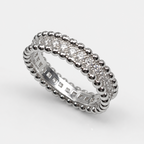 Emma Pavé Stacking Eternity Band Ring