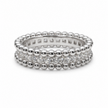 Emma Pavé Stacking Eternity Band Ring