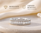 Emma Pavé Stacking Eternity Band Ring