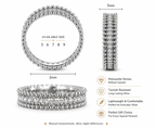 Emma Pavé Stacking Eternity Band Ring