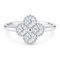 JULIETTE -Four-leaf Clover Mossanite 925 Sterling Silver