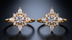 Elle Éternelle SUNBURST — Certified 2.67 CT Moissanite Engagement Ring