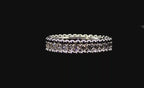 EMMA Pavé Stacking Eternity Band Ring (Brass or Sterling Silver)