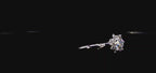 FLORET Floral Solitaire Anniversary / Engagement Moissanite Ring 2.10 CT