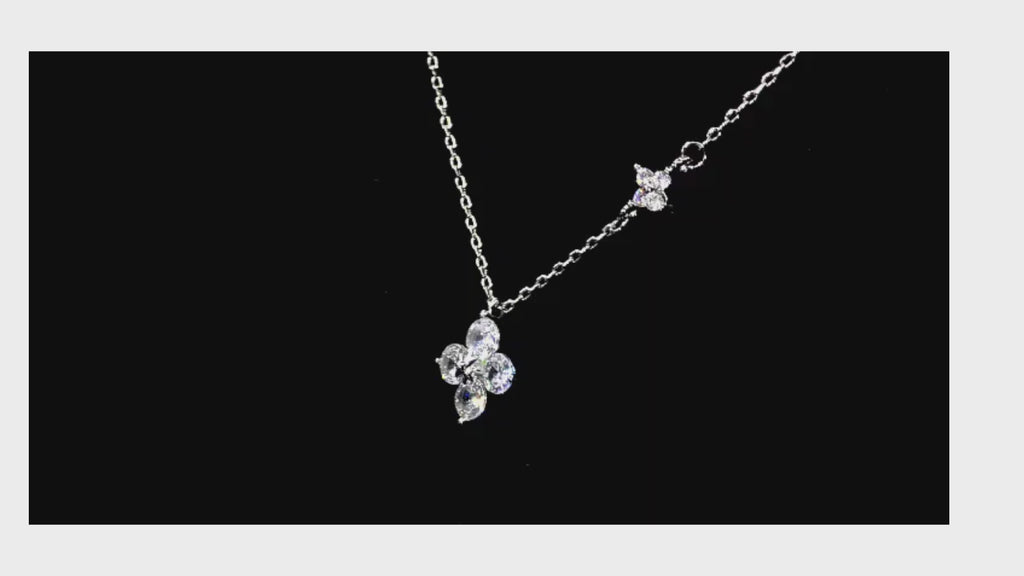 ETERNAL Floral Clover Necklace 1CT