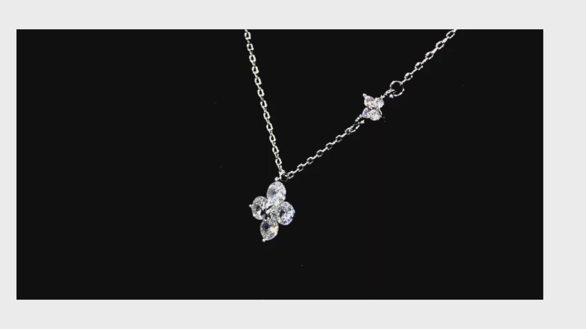 ETERNAL Floral Clover Necklace 1CT