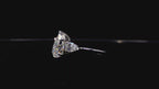 EVERLASTING Three Stone Pear Trilogy Moissanite Engagement Ring 3.0 CT