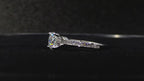 VICTORIA - 2 CT Round Brilliant Moissanite Engagement Ring