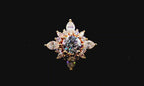 Elle Éternelle SUNBURST — Certified 2.67 CT Moissanite Engagement Ring