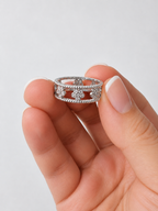 STELLA Elle Éternelle Floral Openwork Ring AAA CZ